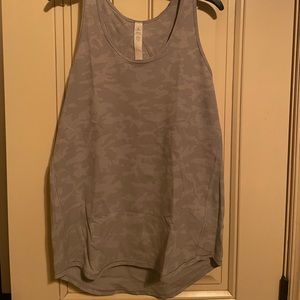 Gray camouflage lululemon tank size 2